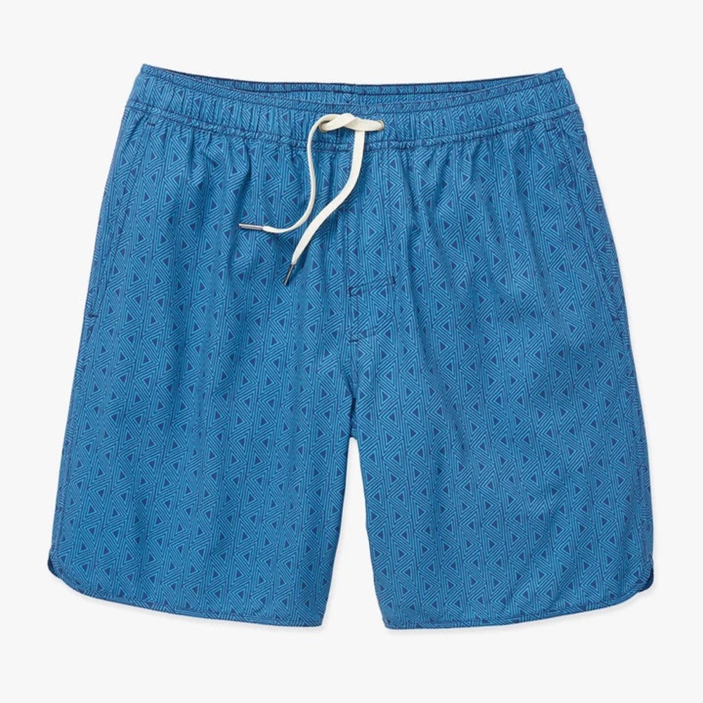 NWT Fair Harbor Blue Anchor Short Swim Trunks